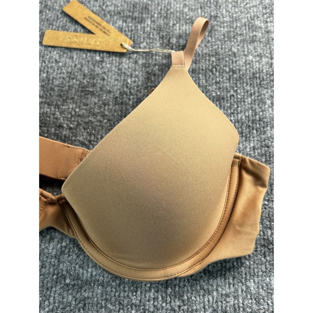 SKIMS Underwire T-Shirt Bra Clay 32B NWT Smooth Molded Cups - Picture 6 of 10